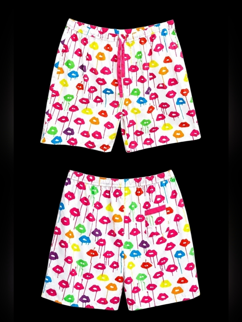 Sant and Abel Drawbertson Drippy Lips  Organic Cotton Shorts    Men Size Large